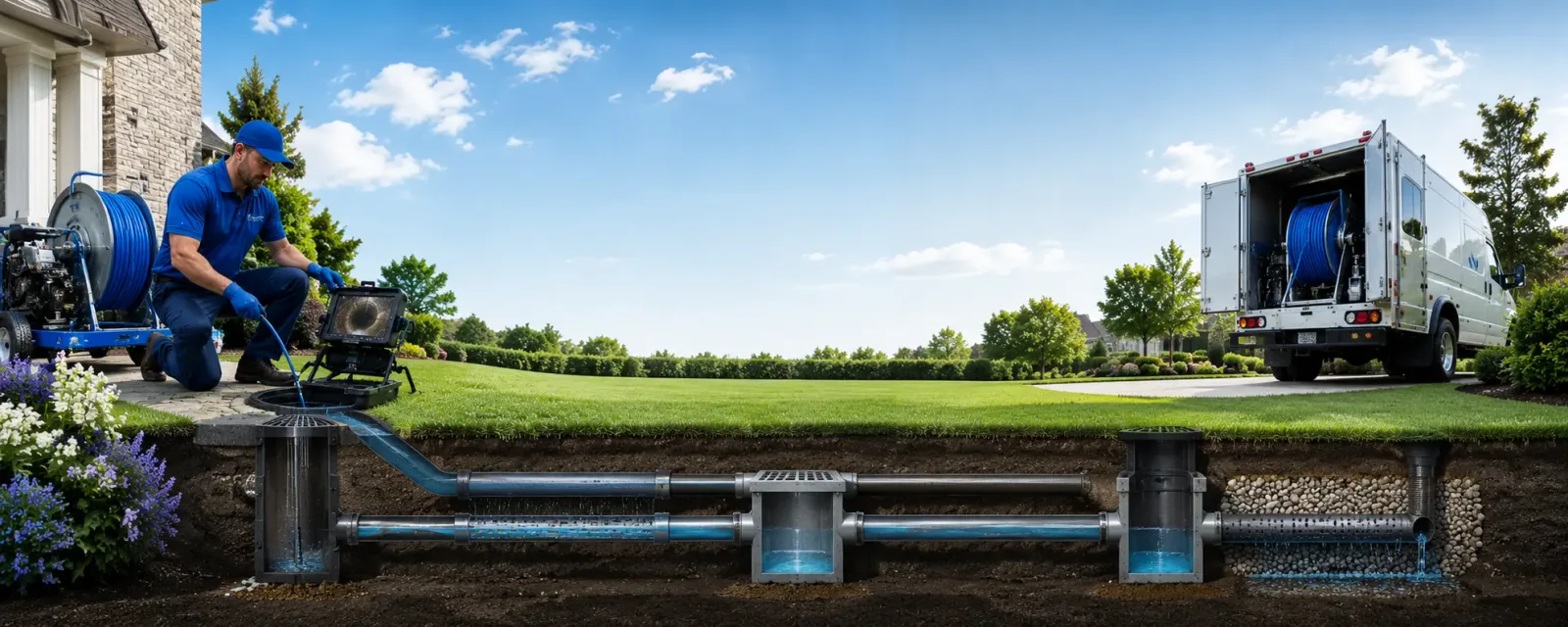 Outdoor drain cleaning information for Huron, OH